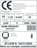 Étiquette / certification ACERMI des isolants